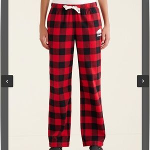 Roots Buffalo Plaid pajama pants with pockets